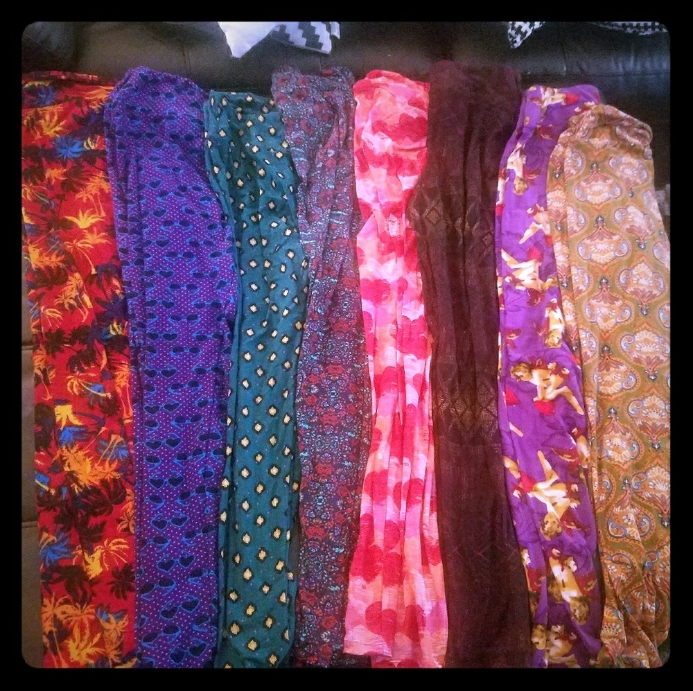 8 pairs of OS lularoe leggings